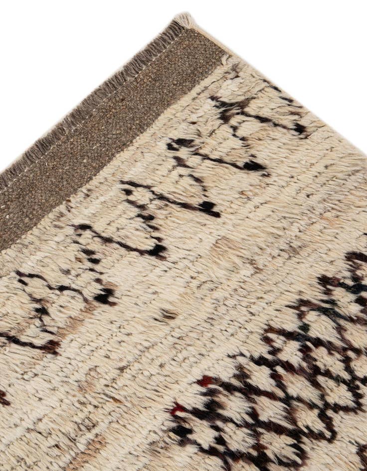 Detail image of  8' 1 x 9' 9  Hand Knotted Moroccan Wool Rug