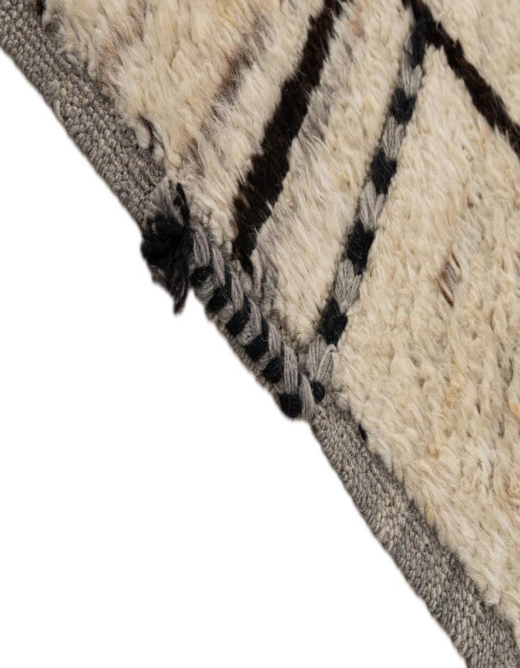 Detail image of  8' 5 x 10' 7  Hand Knotted Moroccan Wool Rug