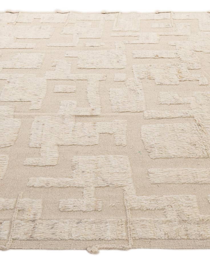 Detail image of  8' 2 x 11' 5  Hand Knotted Moroccan Wool Rug