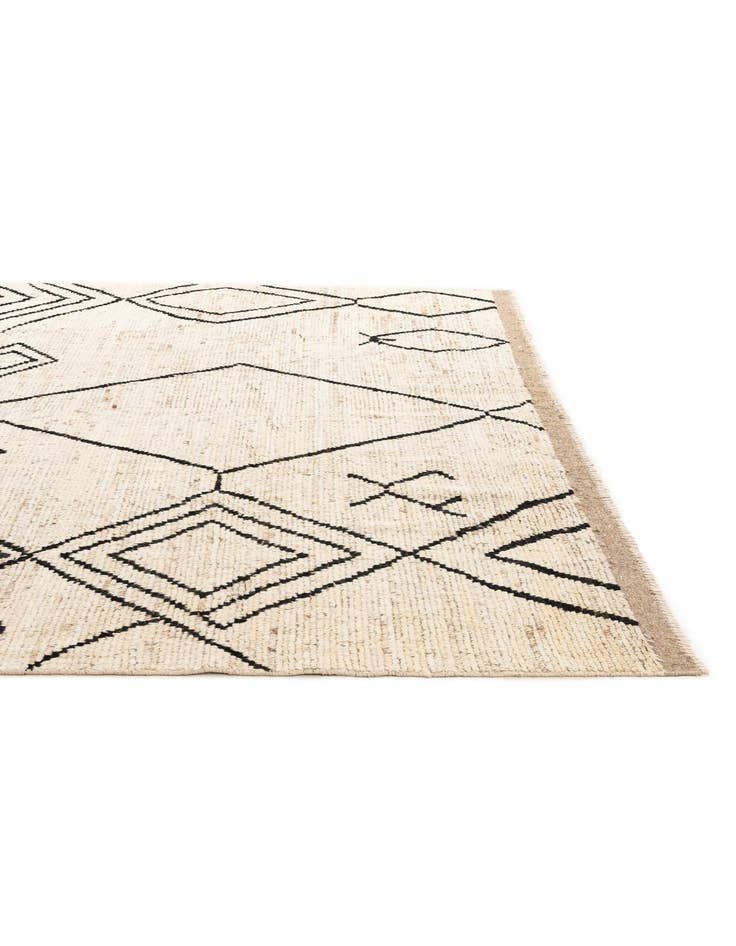 Detail image of  8' 7 x 10' 5  Hand Knotted Moroccan Wool Rug