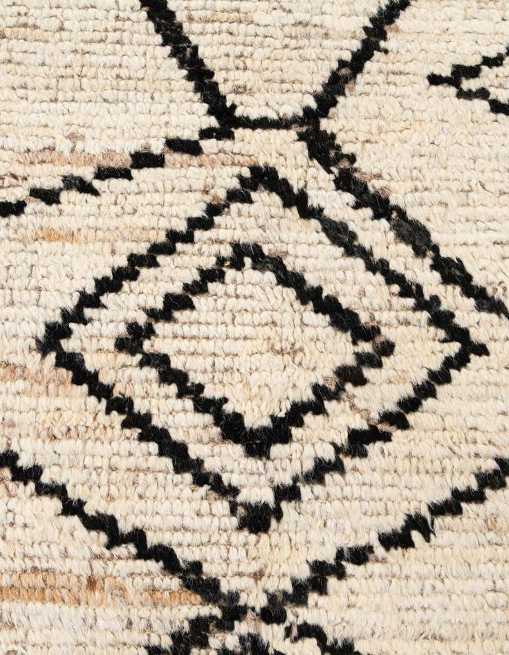 Detail image of  8' 7 x 10' 5  Hand Knotted Moroccan Wool Rug