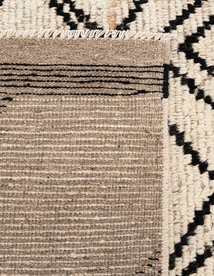 Detail image of  8' 7 x 10' 5  Hand Knotted Moroccan Wool Rug