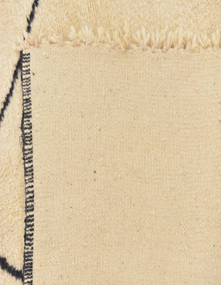 Detail image of  6' x 9' 8  Hand Knotted Moroccan Wool Rug