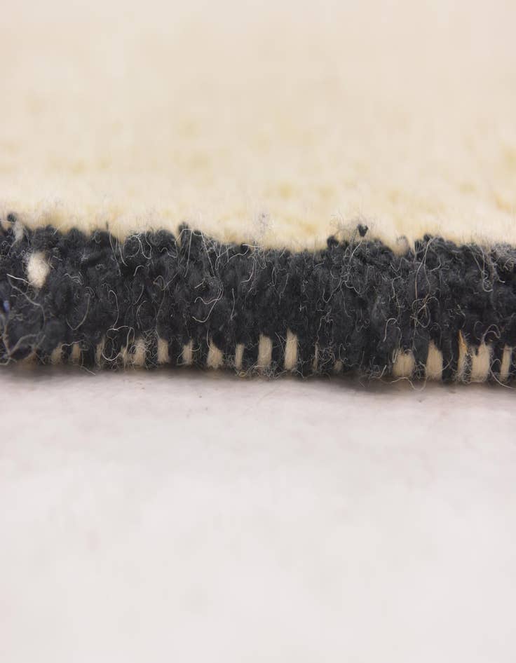 Detail image of  6' x 9' 8  Hand Knotted Moroccan Wool Rug