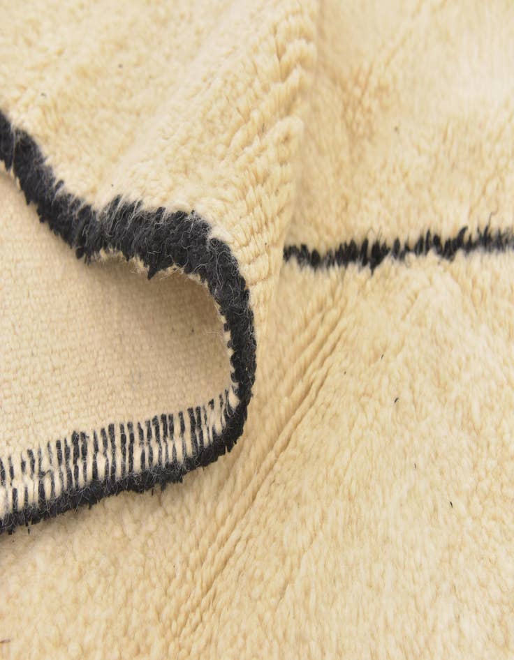 Detail image of  6' x 9' 8  Hand Knotted Moroccan Wool Rug