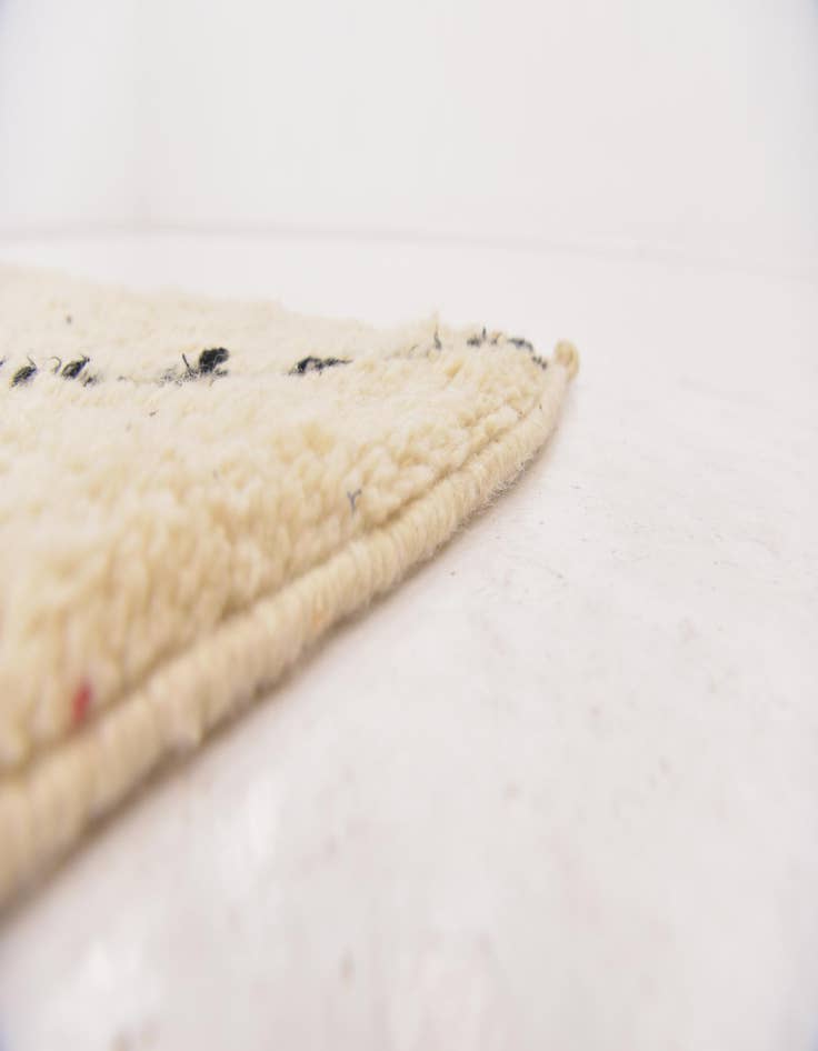 Detail image of  6' 7 x 9' 8  Hand Knotted Moroccan Wool Rug