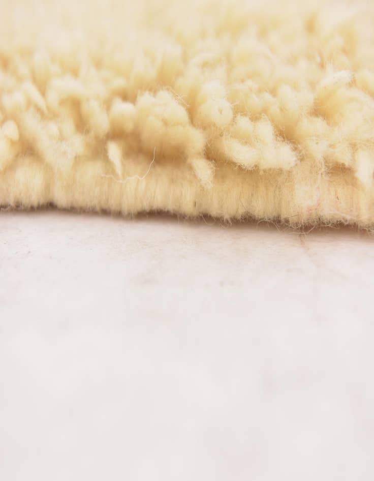 Detail image of  5' 9 x 9'  Hand Knotted Moroccan Wool Rug