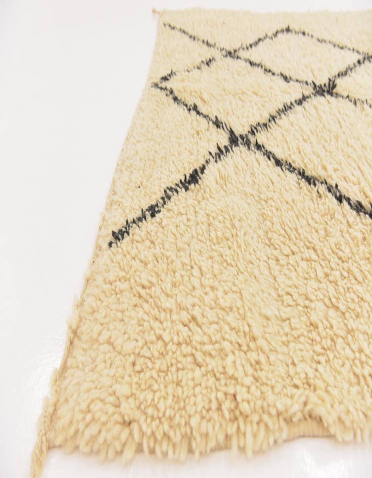 Detail image of  6' 2 x 10' 8  Hand Knotted Moroccan Wool Rug