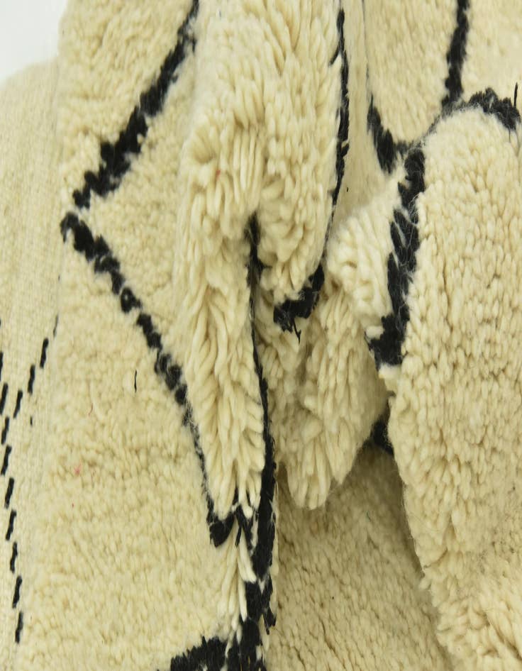 Detail image of  5' x 8' 2  Hand Knotted Moroccan Wool Rug