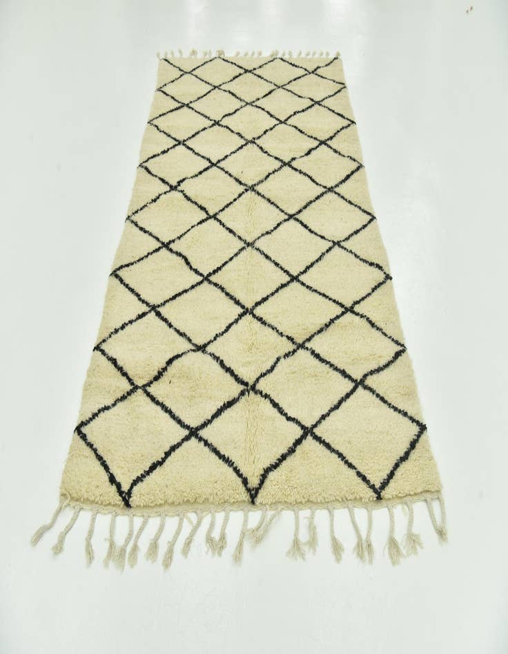 Detail image of  5' x 8' 2  Hand Knotted Moroccan Wool Rug