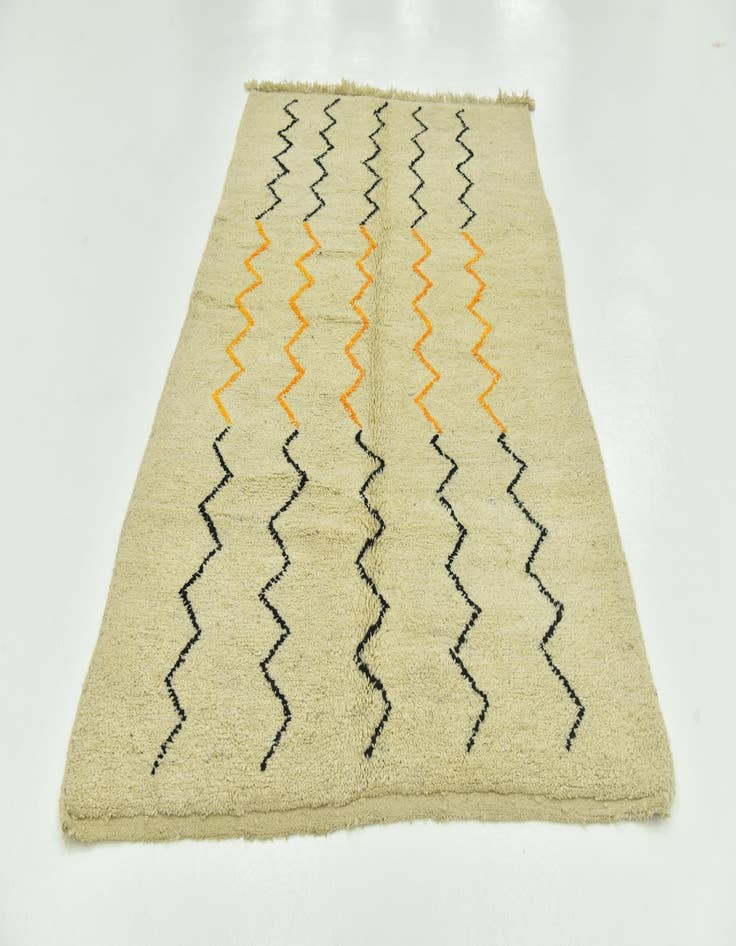 Detail image of  5' x 8' 5  Hand Knotted Moroccan Wool Rug