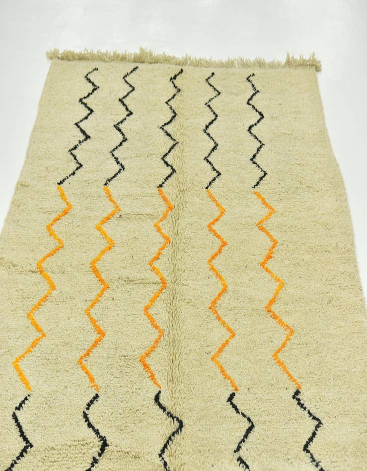 Detail image of  5' x 8' 5  Hand Knotted Moroccan Wool Rug