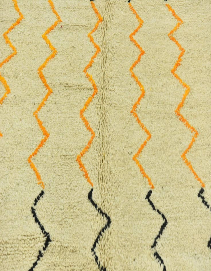 Detail image of  5' x 8' 5  Hand Knotted Moroccan Wool Rug