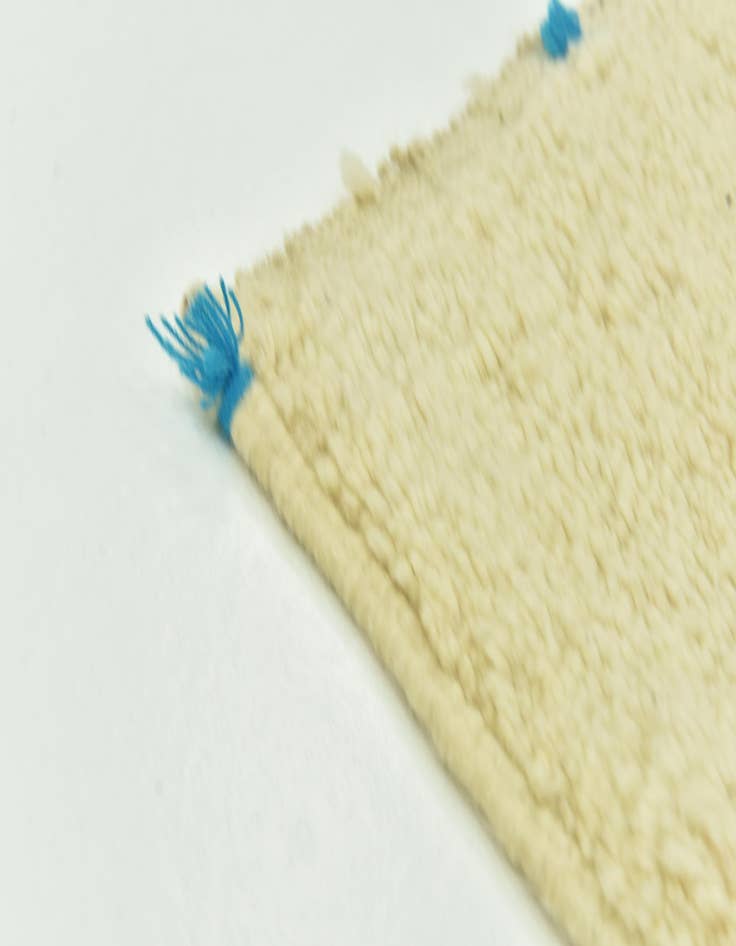 Detail image of  4' 8 x 8' 5  Hand Knotted Moroccan Wool Rug