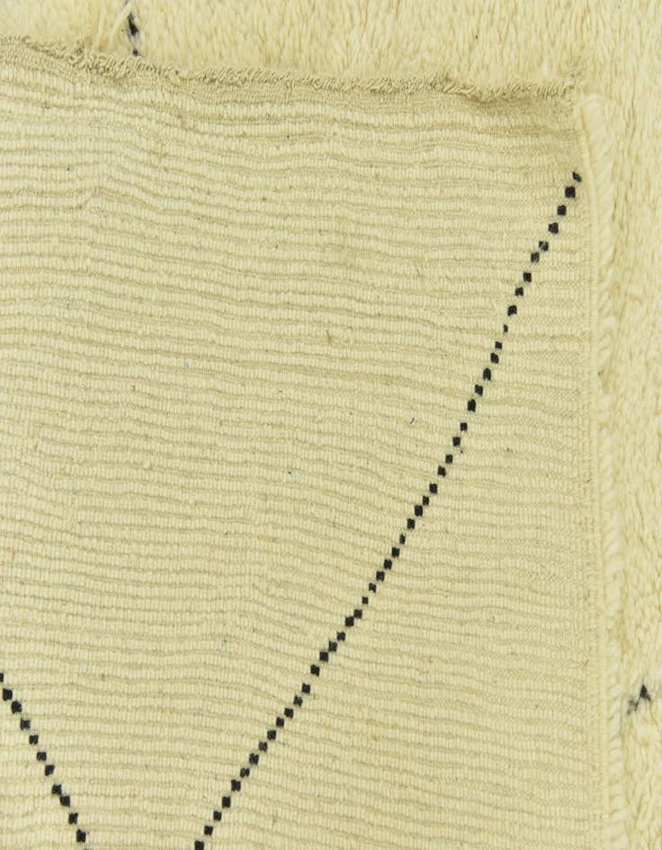 Detail image of  6' 8 x 10' 3  Hand Knotted Moroccan Wool Rug