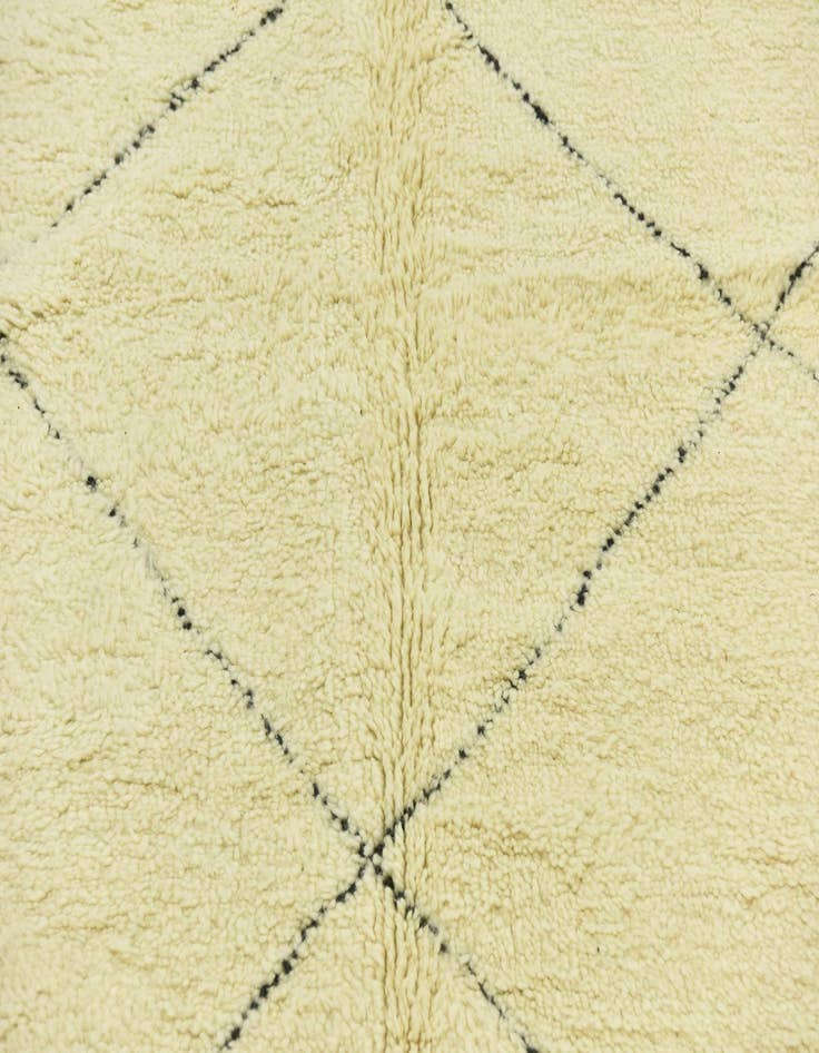 Detail image of  6' 8 x 10' 3  Hand Knotted Moroccan Wool Rug