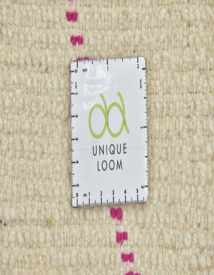 Detail image of  4' 9 x 8'  Hand Knotted Moroccan Wool Rug