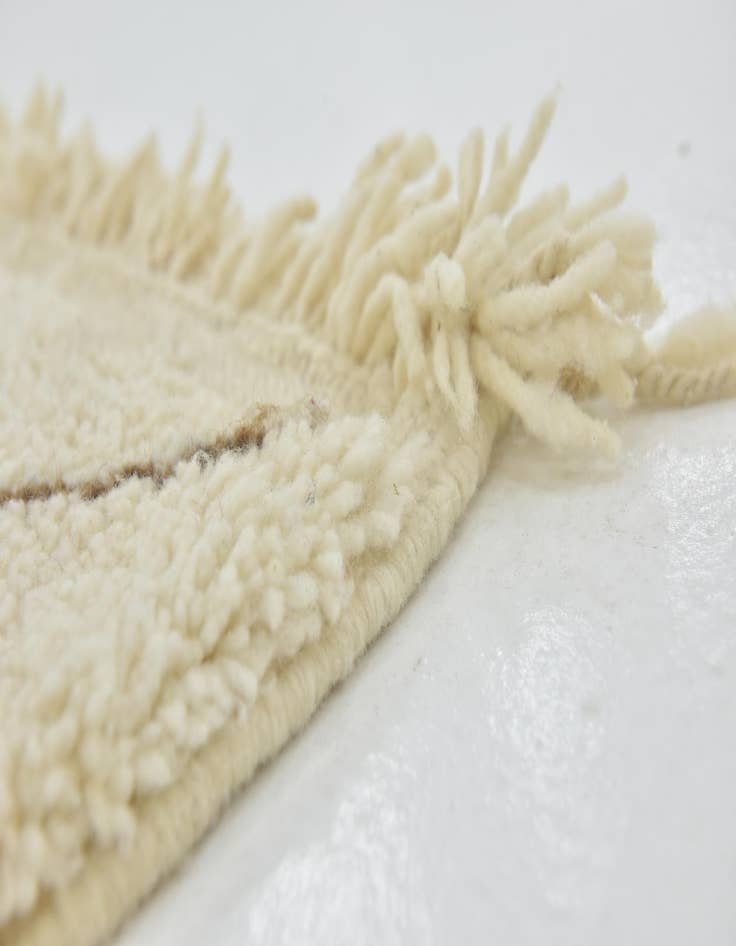 Detail image of  4' 9 x 8' 3  Hand Knotted Moroccan Wool Rug