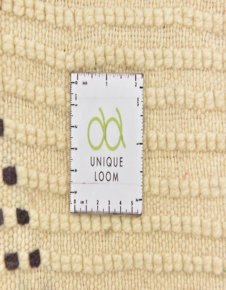 Detail image of  6' 5 x 10'  Hand Knotted Moroccan Wool Rug