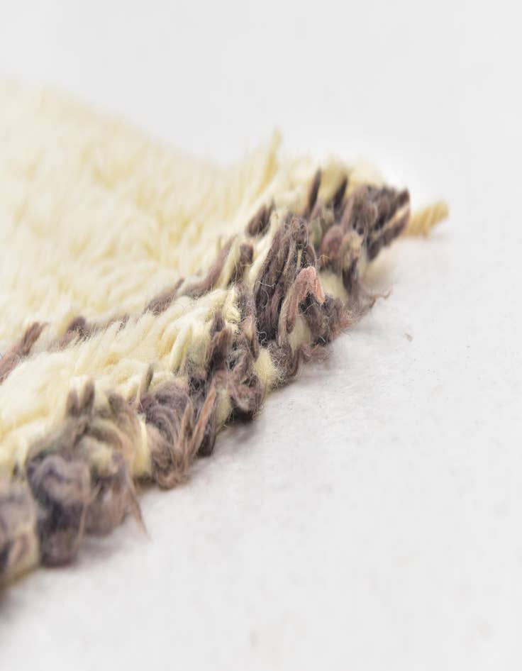 Detail image of  6' 5 x 10'  Hand Knotted Moroccan Wool Rug