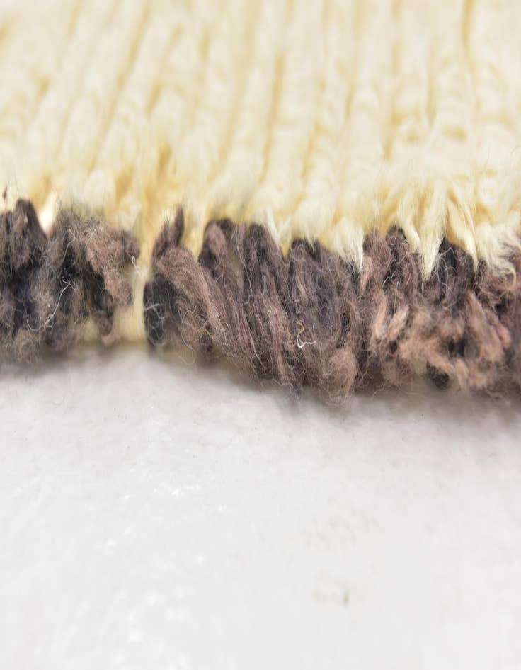 Detail image of  6' 5 x 10'  Hand Knotted Moroccan Wool Rug