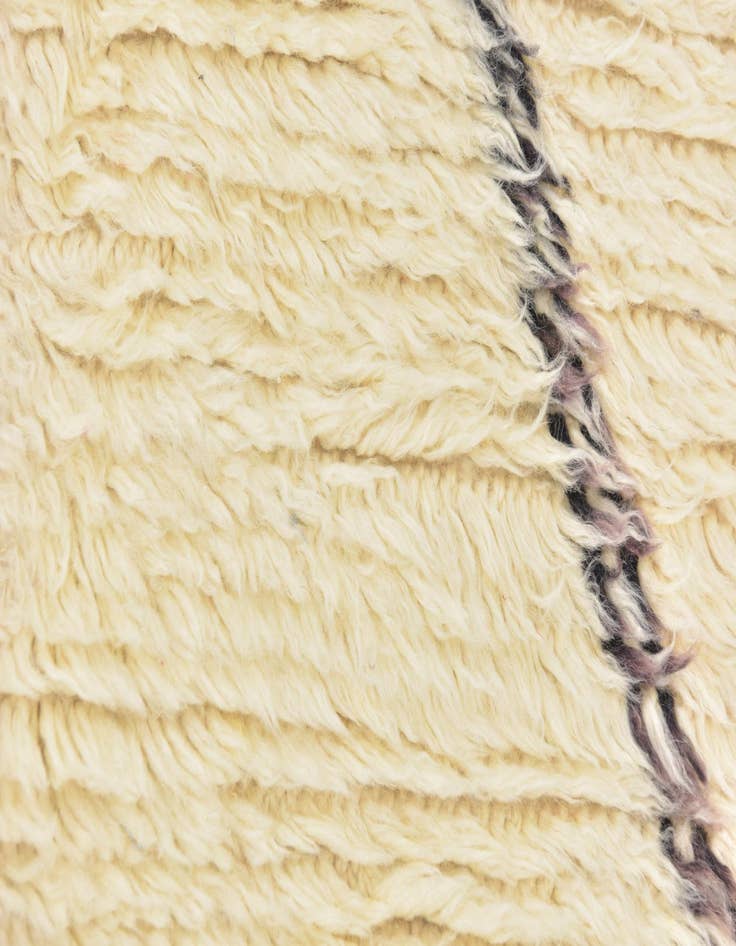 Detail image of  6' 5 x 10'  Hand Knotted Moroccan Wool Rug