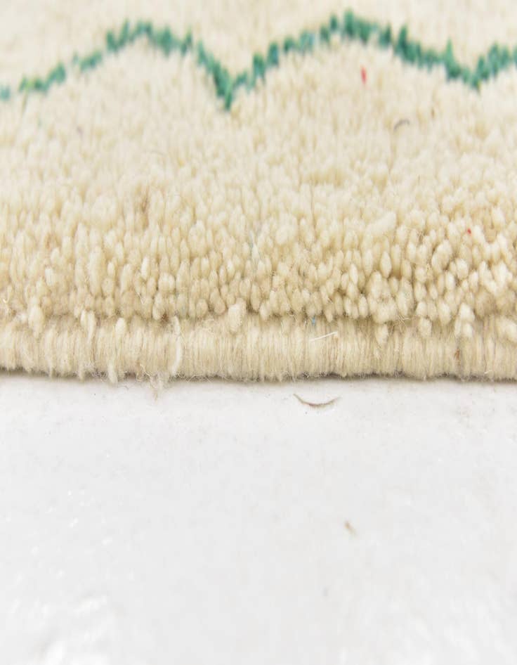 Detail image of  5' 2 x 8' 5  Hand Knotted Moroccan Wool Rug