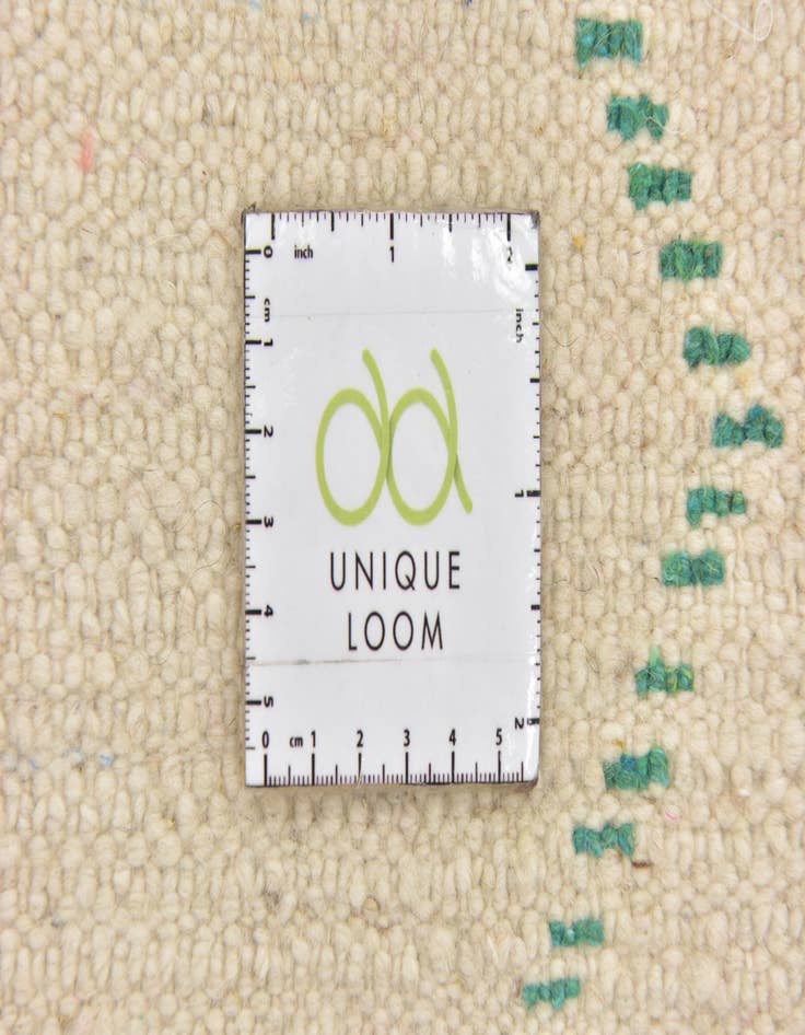 Detail image of  5' 2 x 8' 5  Hand Knotted Moroccan Wool Rug