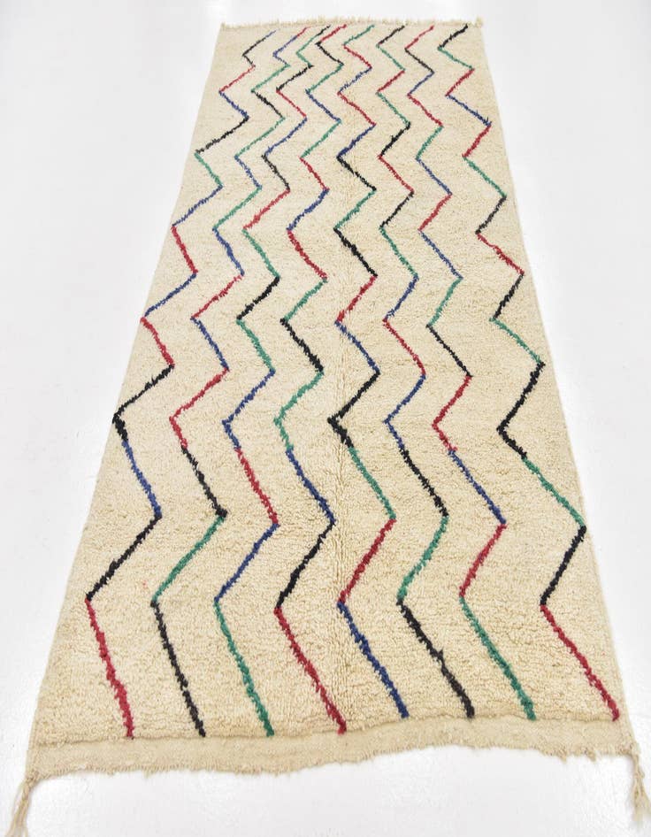 Detail image of  5' x 8' 5  Hand Knotted Moroccan Wool Rug