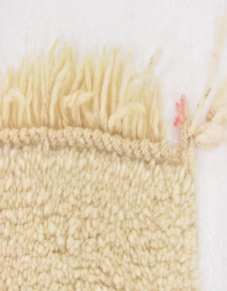 Detail image of  4' 10 x 8' 5  Hand Knotted Moroccan Wool Rug