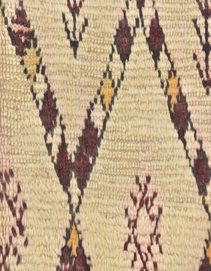 Detail image of  5' 7 x 7' 2  Hand Knotted Moroccan Wool Rug
