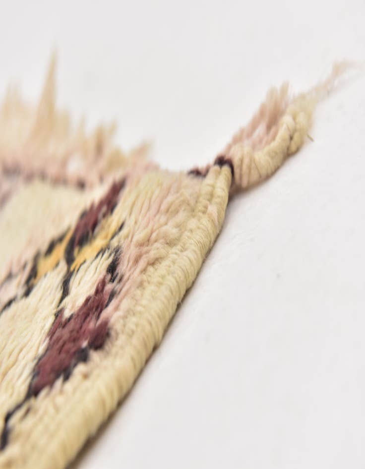 Detail image of  5' 7 x 7' 2  Hand Knotted Moroccan Wool Rug