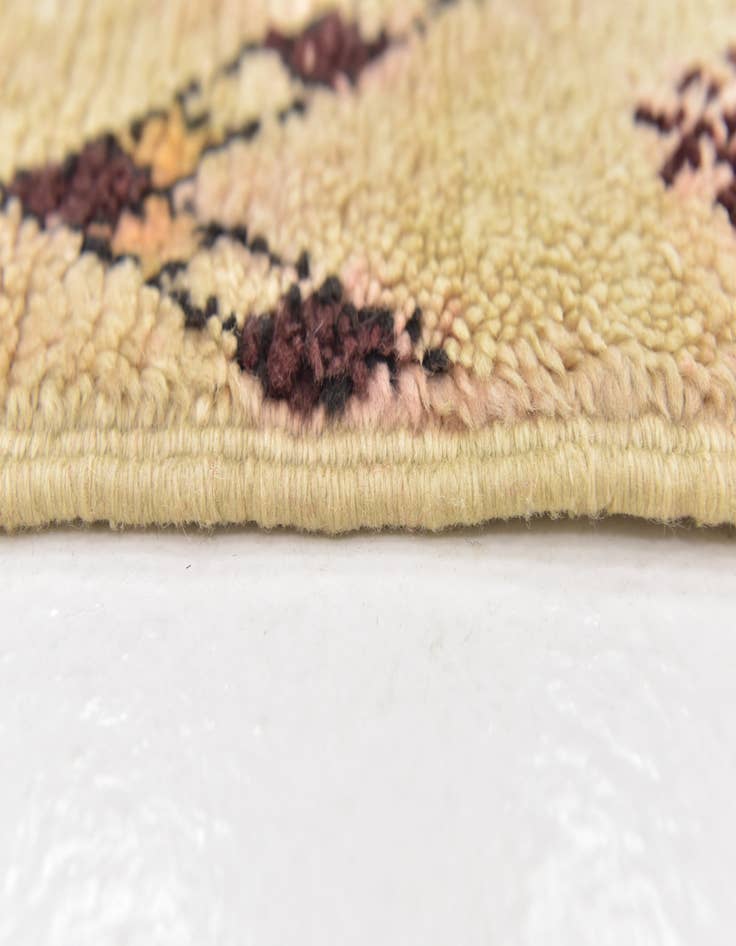 Detail image of  5' 7 x 7' 2  Hand Knotted Moroccan Wool Rug