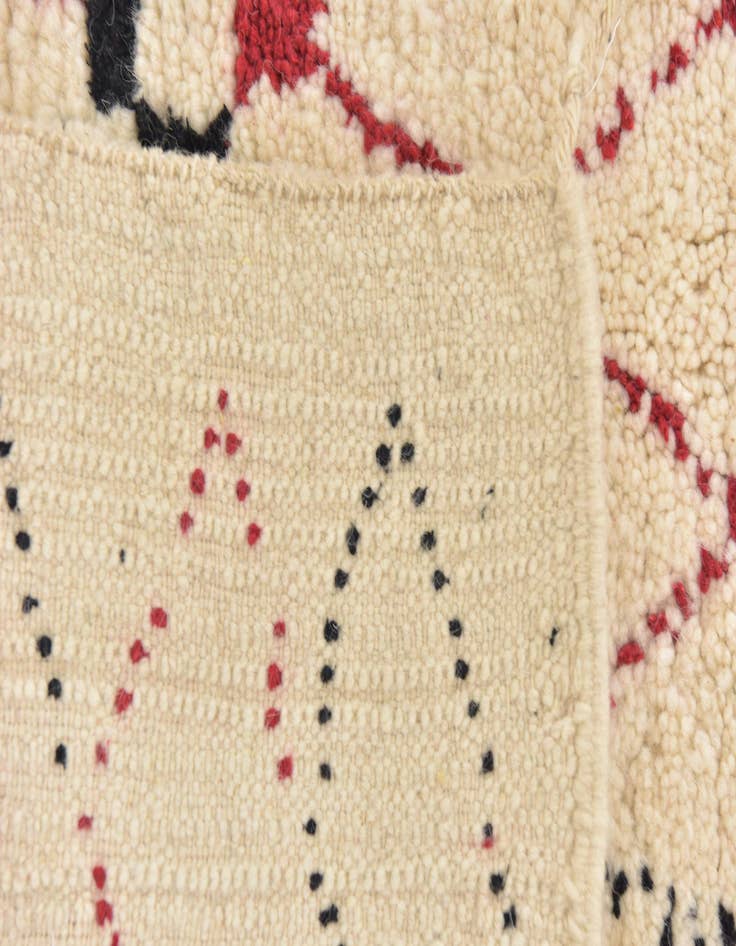 Detail image of  5' 2 x 7' 4  Hand Knotted Moroccan Wool Rug