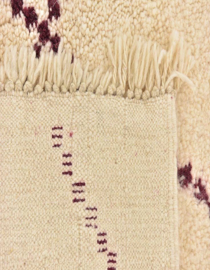 Detail image of  5' 2 x 7' 4  Hand Knotted Moroccan Wool Rug