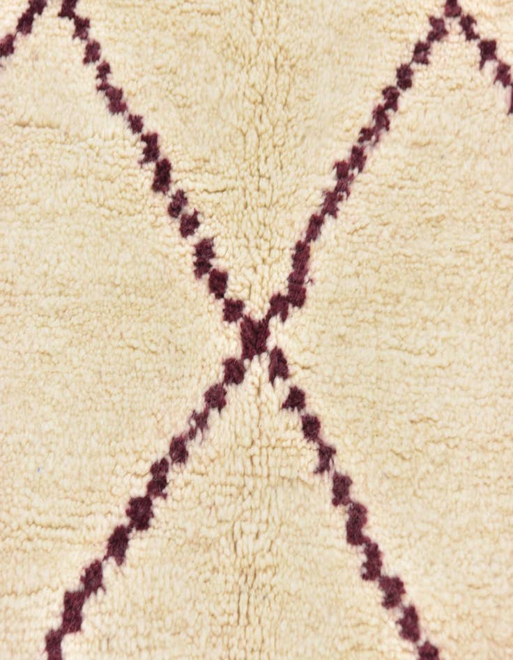 Detail image of  5' 2 x 7' 4  Hand Knotted Moroccan Wool Rug