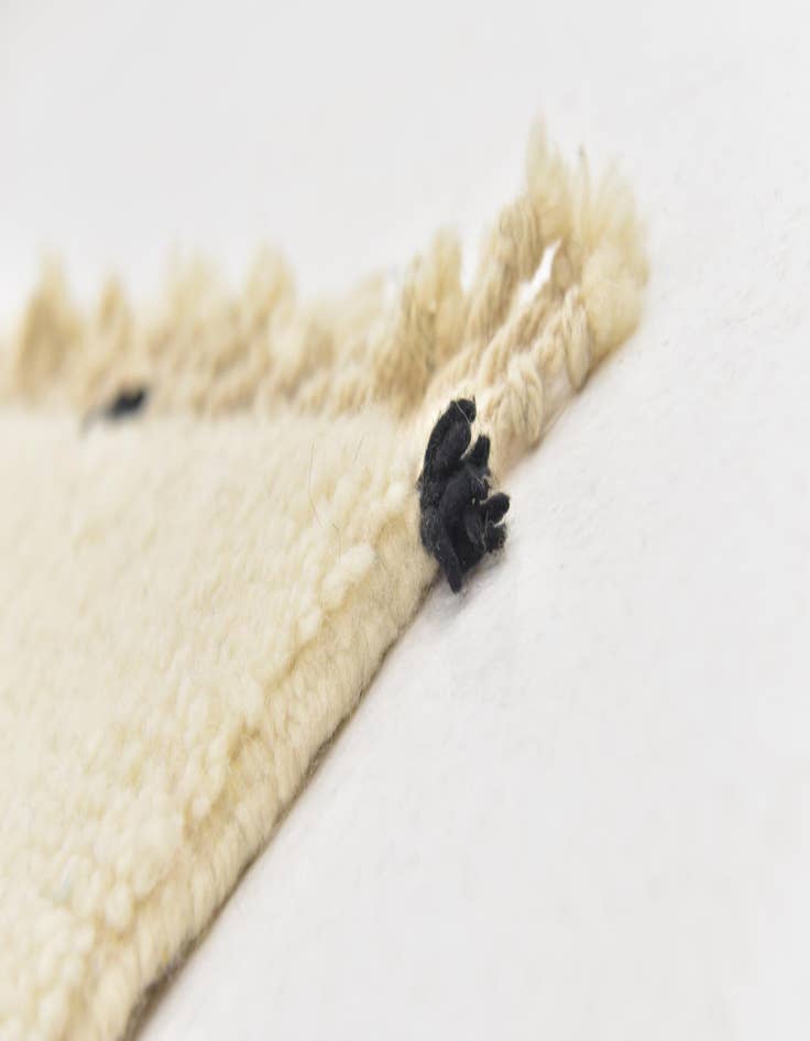 Detail image of  5' 2 x 8' 5  Hand Knotted Moroccan Wool Rug