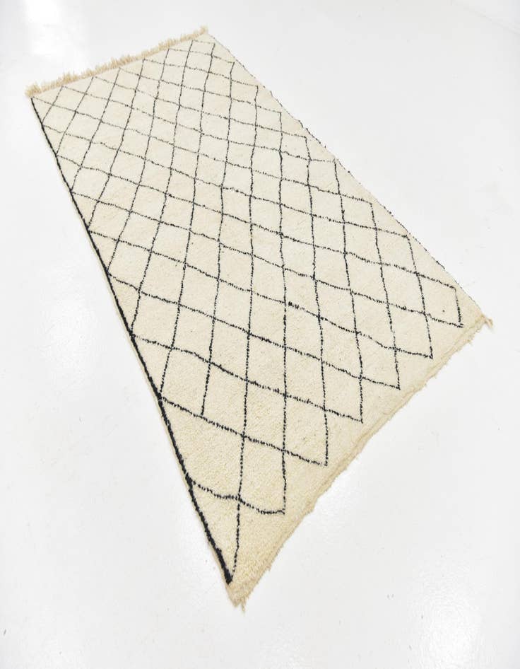 Detail image of  5' x 8' 8  Hand Knotted Moroccan Wool Rug