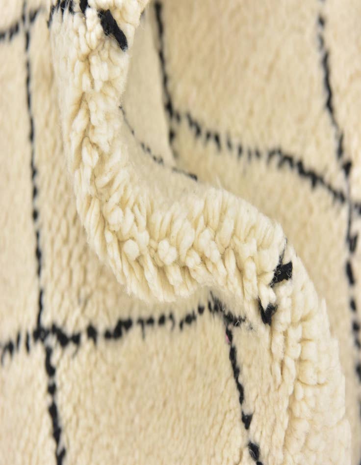 Detail image of  5' x 8' 8  Hand Knotted Moroccan Wool Rug