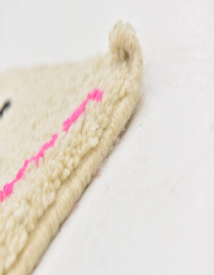 Detail image of  5' x 8'  Hand Knotted Moroccan Wool Rug