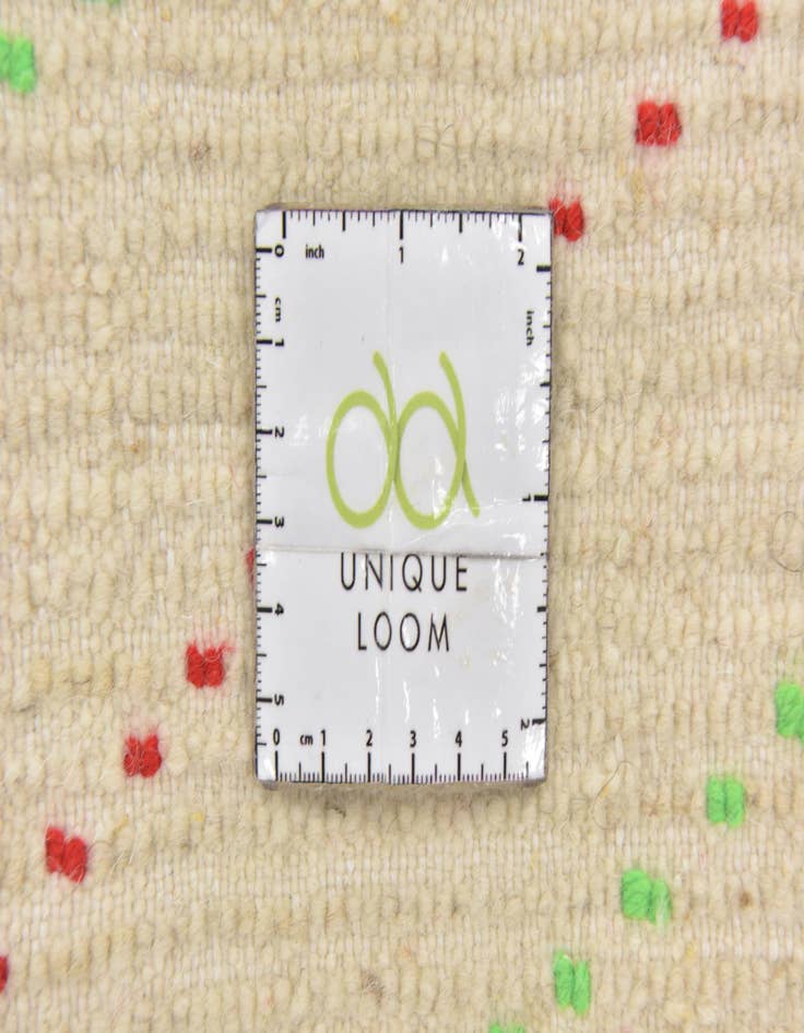 Detail image of  3' x 5'  Hand Knotted Moroccan Wool Rug