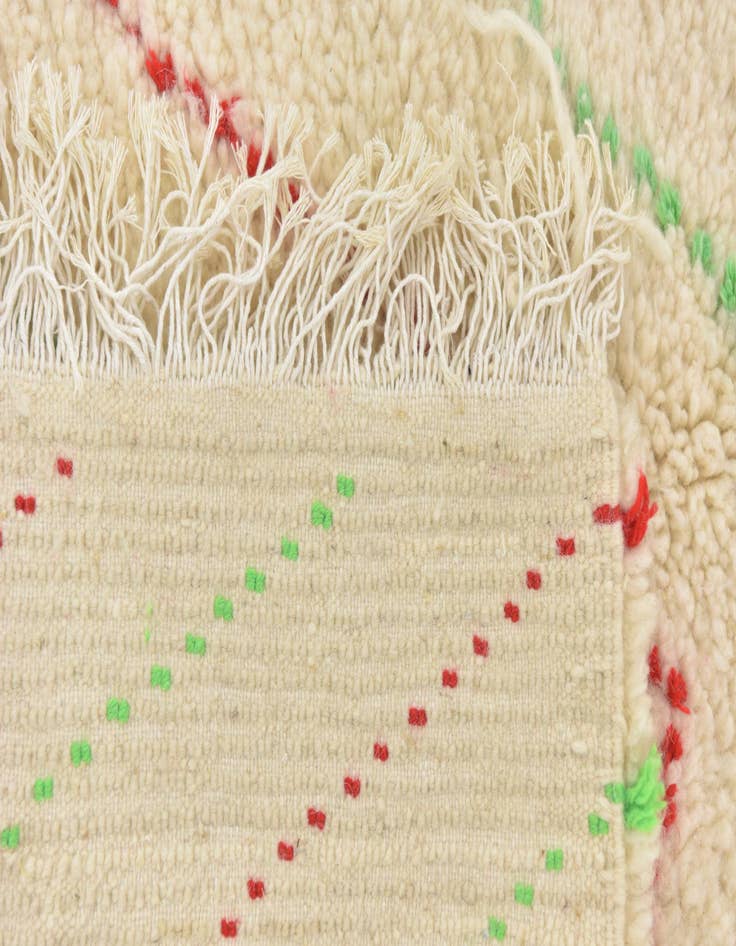 Detail image of  3' x 5'  Hand Knotted Moroccan Wool Rug