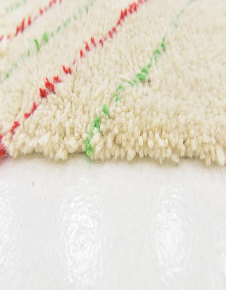 Detail image of  3' x 5'  Hand Knotted Moroccan Wool Rug