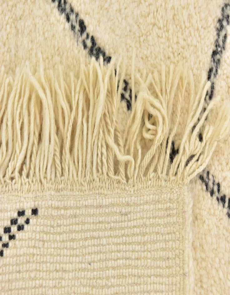 Detail image of  7' 2 x 11' 5  Hand Knotted Moroccan Wool Rug