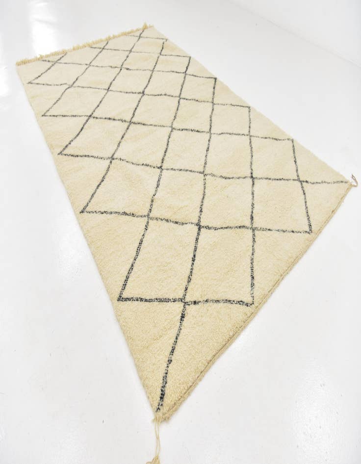 Detail image of  7' 2 x 11' 5  Hand Knotted Moroccan Wool Rug