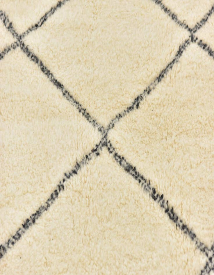 Detail image of  7' 2 x 11' 5  Hand Knotted Moroccan Wool Rug