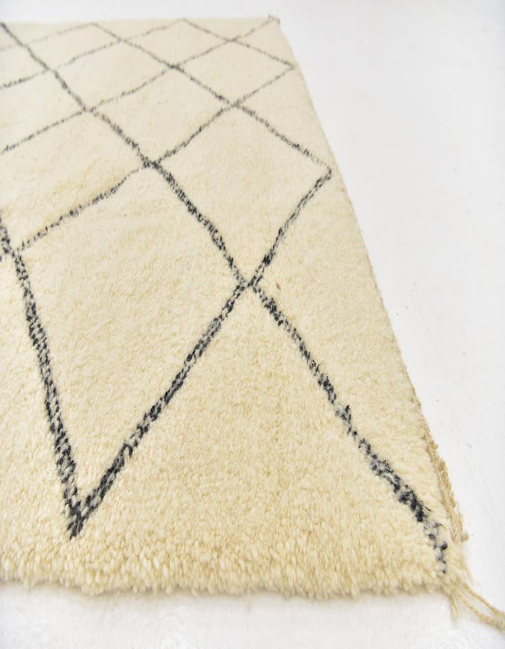 Detail image of  7' 2 x 11' 5  Hand Knotted Moroccan Wool Rug