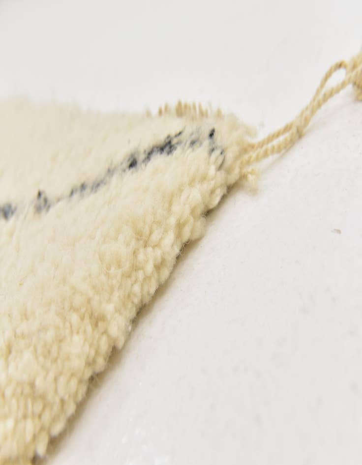 Detail image of  7' 2 x 11' 5  Hand Knotted Moroccan Wool Rug