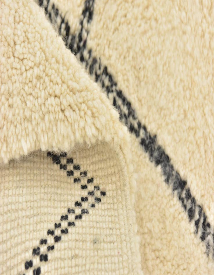 Detail image of  7' 2 x 11' 5  Hand Knotted Moroccan Wool Rug