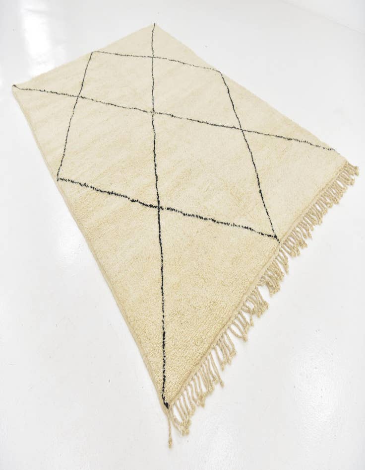 Detail image of  7' x 9' 9  Hand Knotted Moroccan Wool Rug